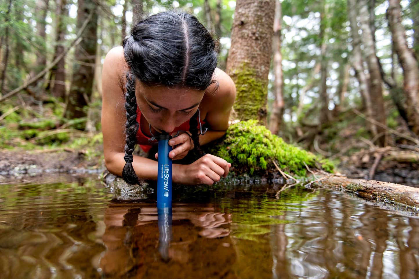 LifeStraw Personal Water Filter for Hiking, Travel and Emergency, Navy, 4 Pack – product image 10 of 10