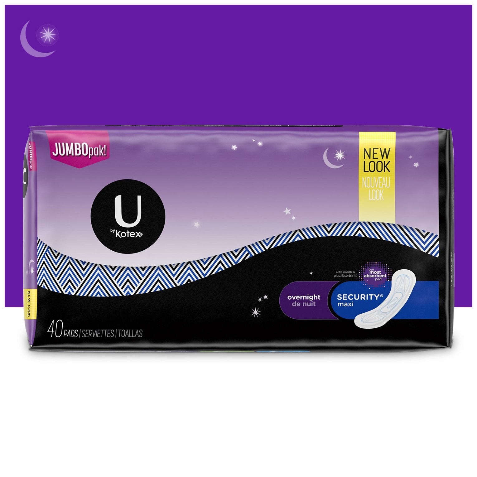 Kotex Natural Balance Overnight Maxi Pads, 28 Count – product image 8 of 8