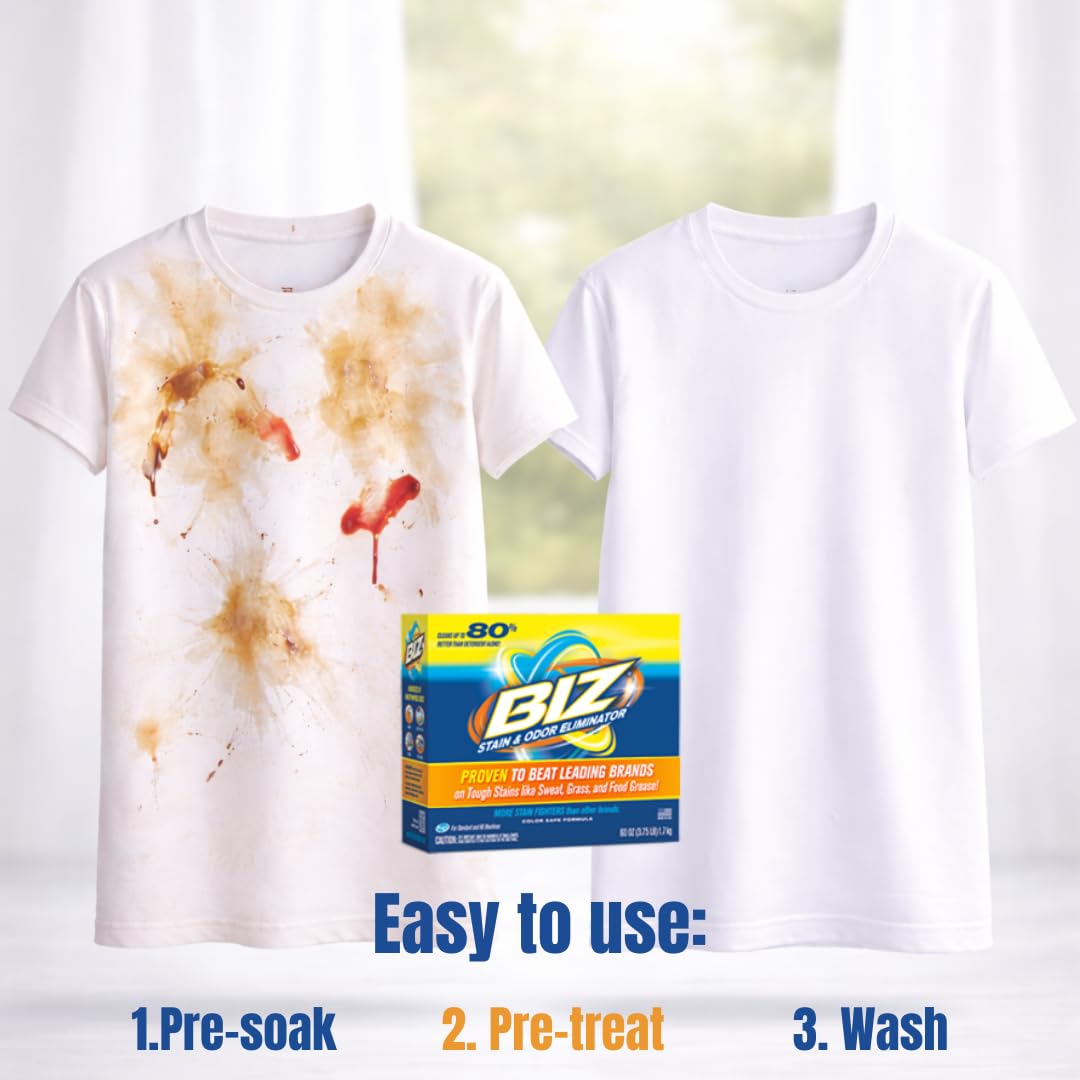 BIZ Laundry Powder Booster, 60 oz, Pack of 2 – product image 9 of 9