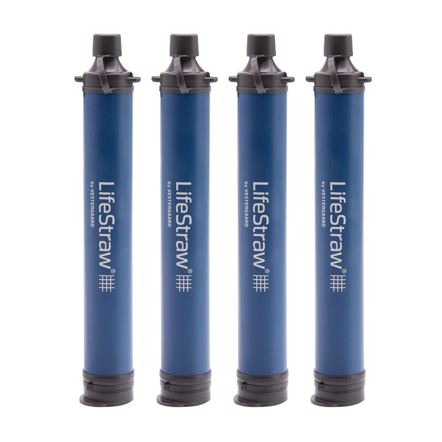 LifeStraw Personal Water Filter for Hiking, Travel and Emergency, Navy, 4 Pack – product image 1 of 10