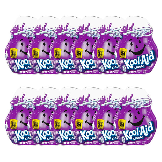 Kool-Aid Liquid Drink Mix, Grape, 1.62 fl oz (Pack of 12) – product image 1 of 8
