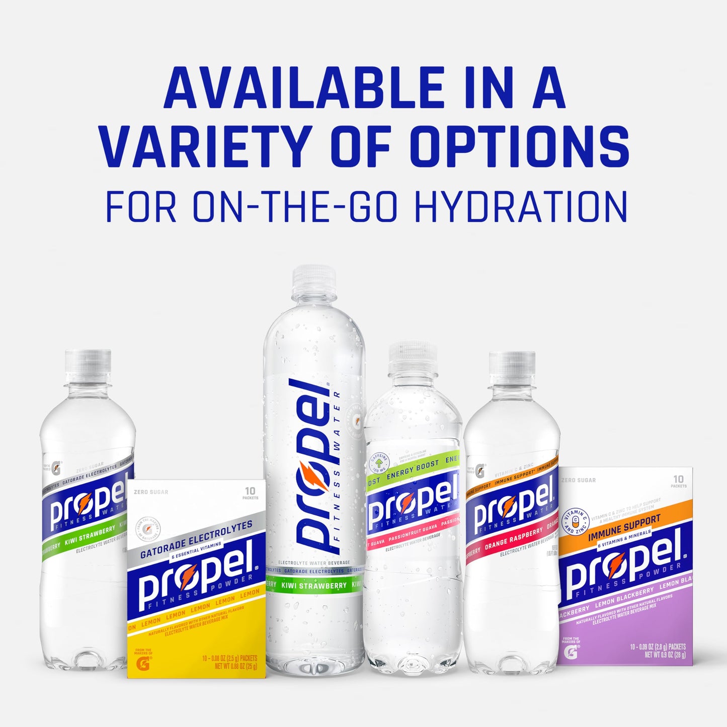 Propel Powder Packets With Electrolytes, Vitamins and No Sugar – product image 6 of 9