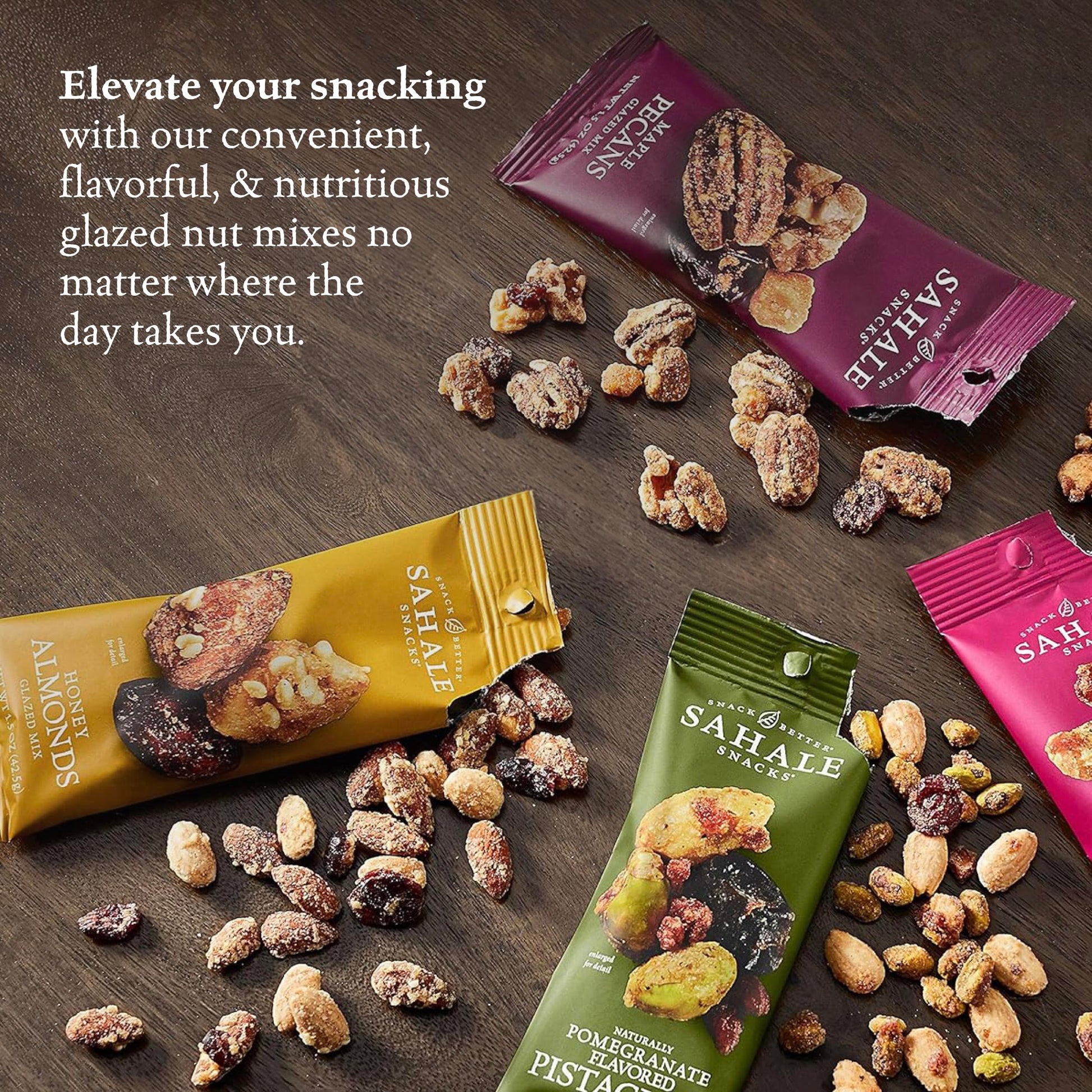 Sahale Snacks Glazed Mixed Nuts Variety Pack, 1.5 oz pouches – product image 5 of 10