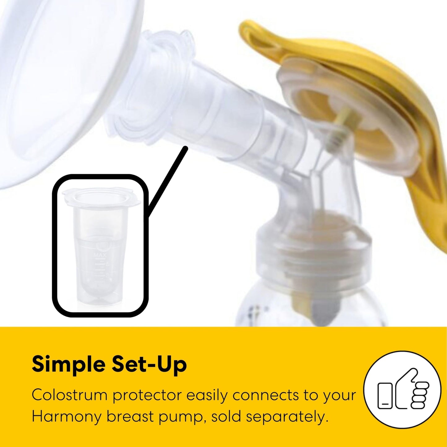 Medela Harmony Manual Breast Pump with Colostrum Collection and Feeding Kit – product image 16 of 18