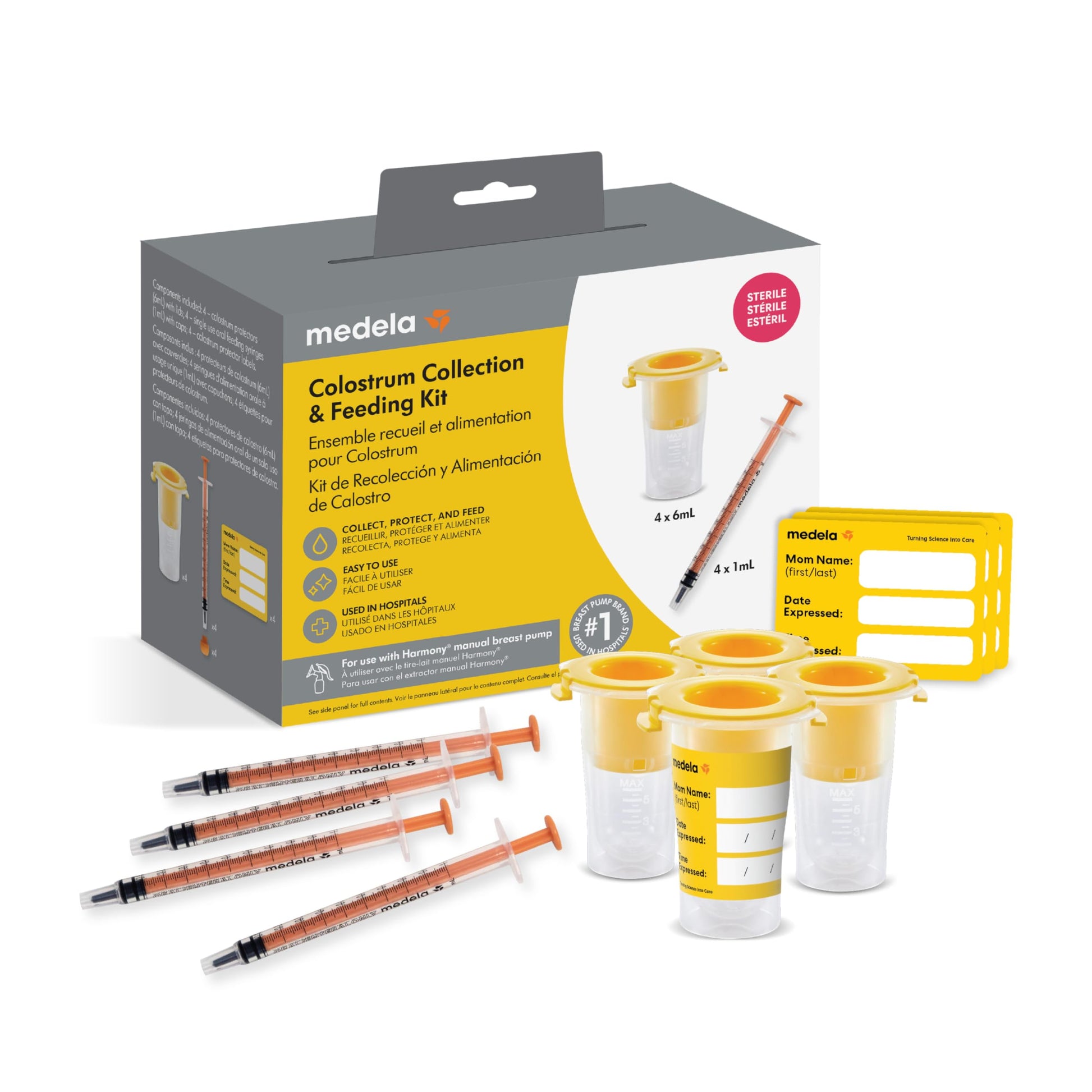 Medela Harmony Manual Breast Pump with Colostrum Collection and Feeding Kit – product image 10 of 18