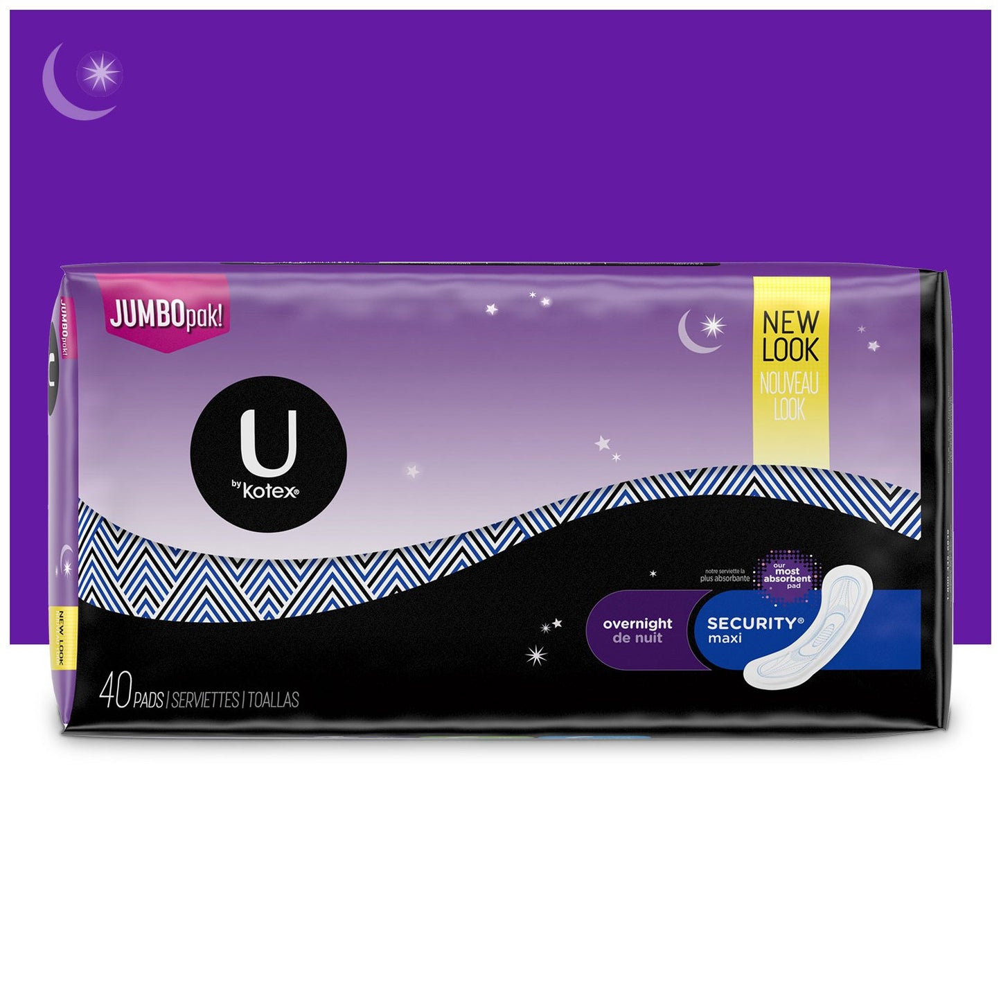 Kotex Natural Balance Overnight Maxi Pads, 28 Count – product image 4 of 8